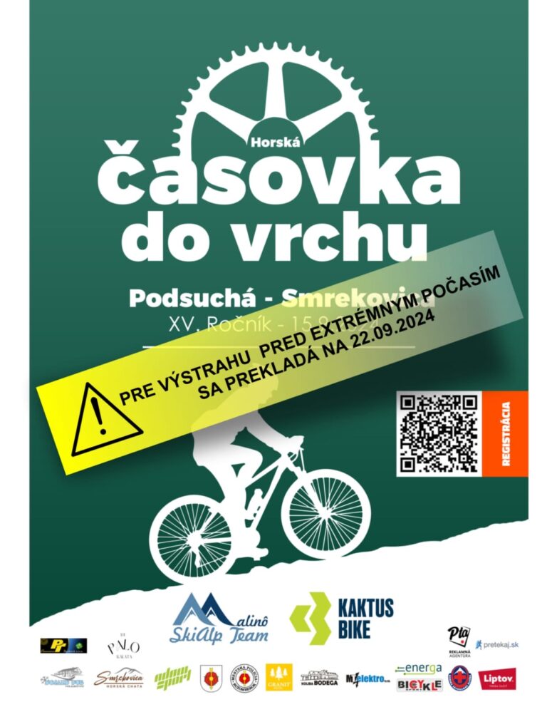 Časovka do vrchu - zmena dátumu